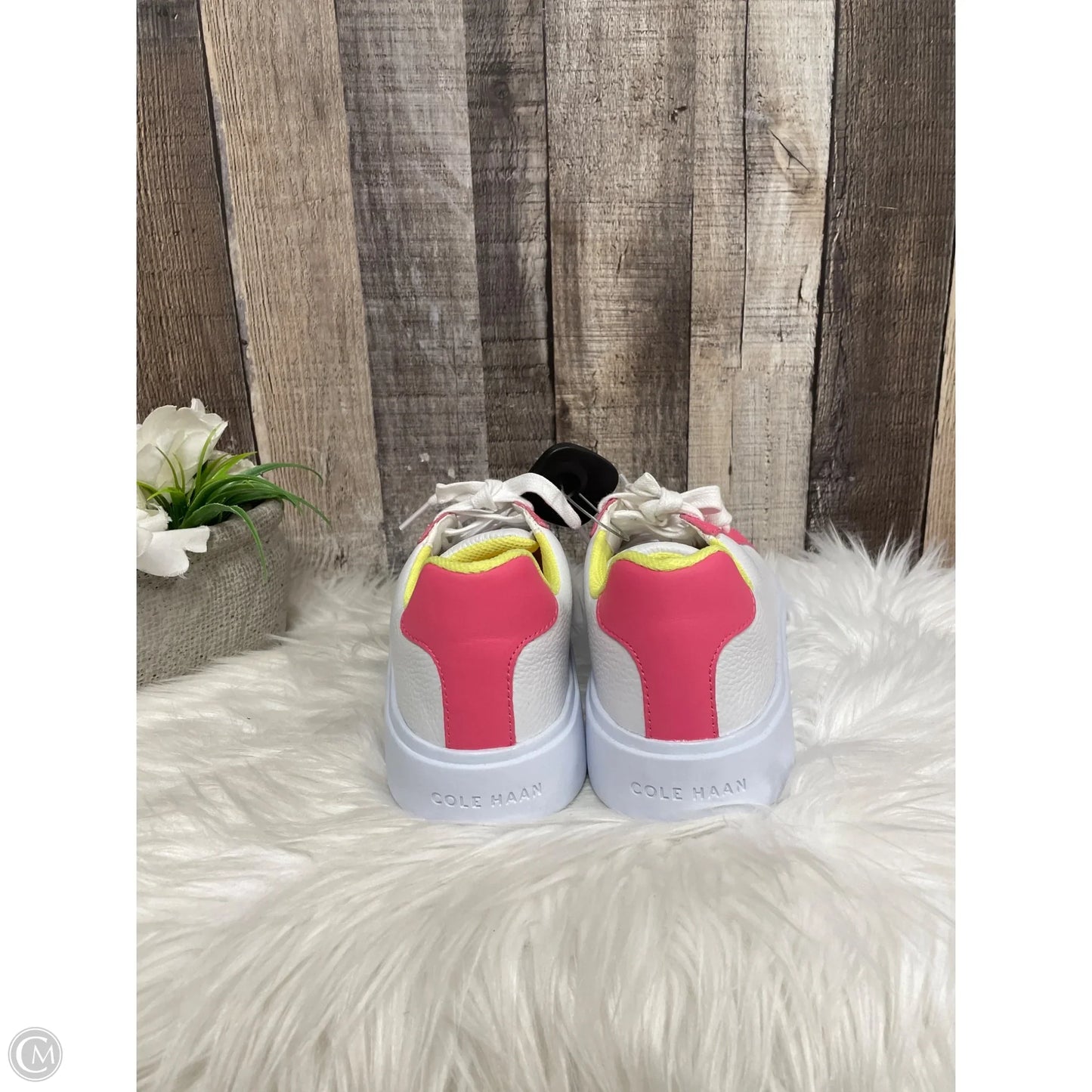 Shoes Sneakers By Cole-haan In Pink & White, Size: 9