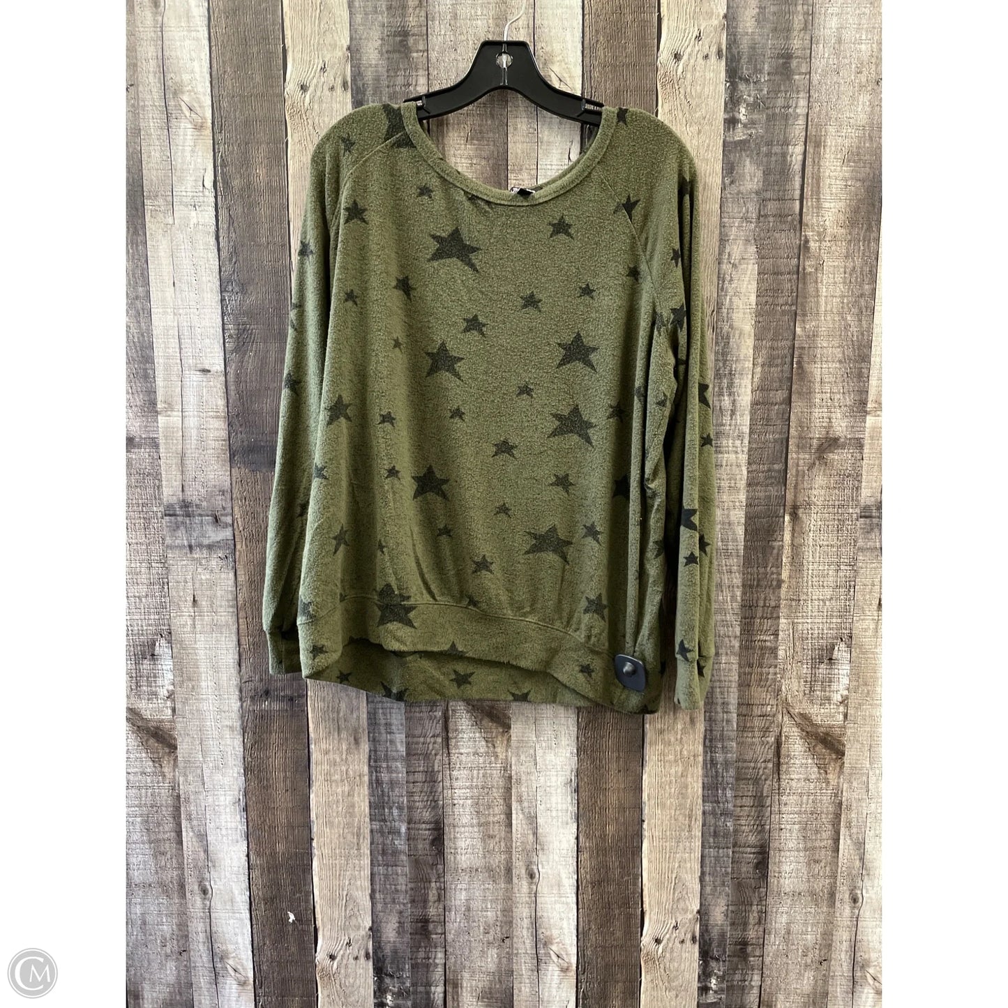 Top Long Sleeve By Buffalo David Bitton In Green, Size: Xl