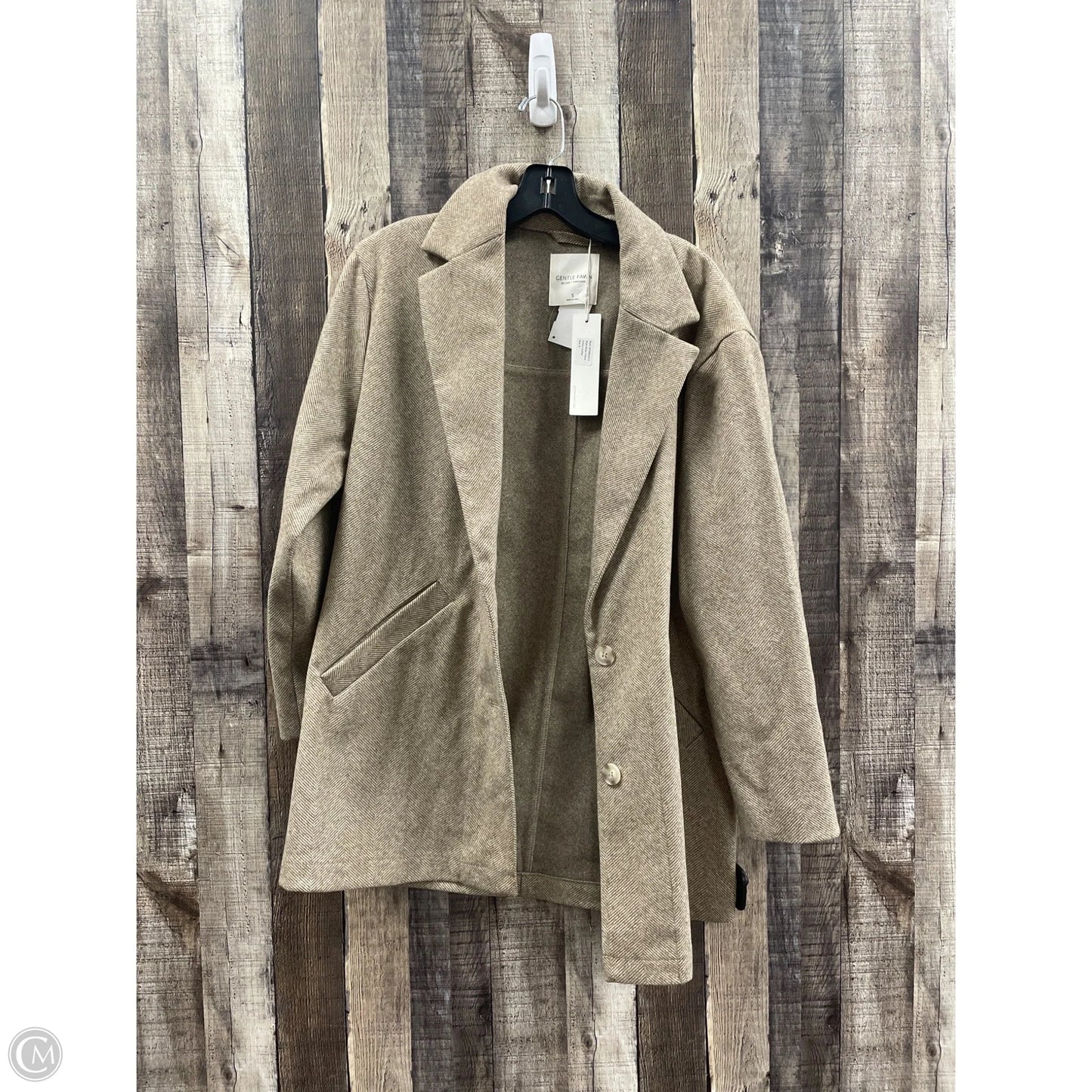 Coat Other By Cmc In Tan, Size: S