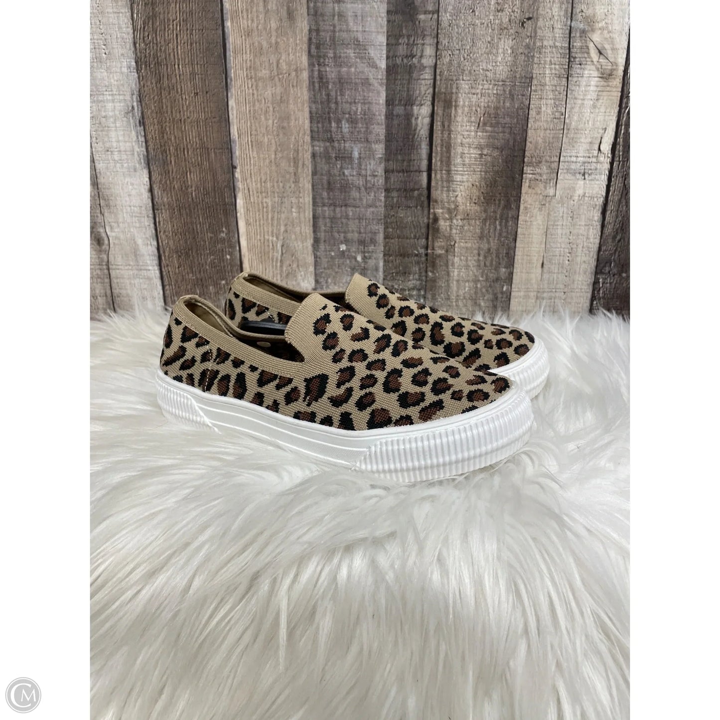 Shoes Flats By Jelly Pop In Animal Print, Size: 7
