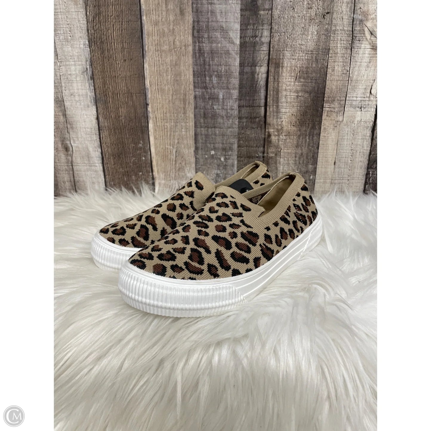 Shoes Flats By Jelly Pop In Animal Print, Size: 7