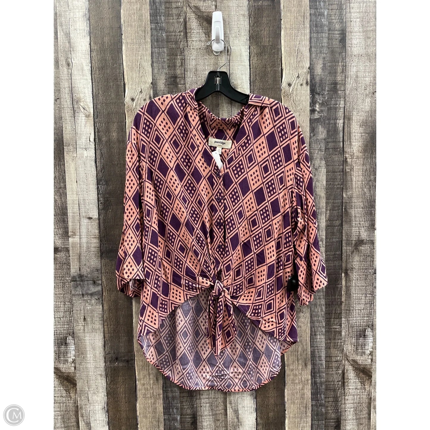 Top 3/4 Sleeve By Porridge In Multi-colored, Size: Xs