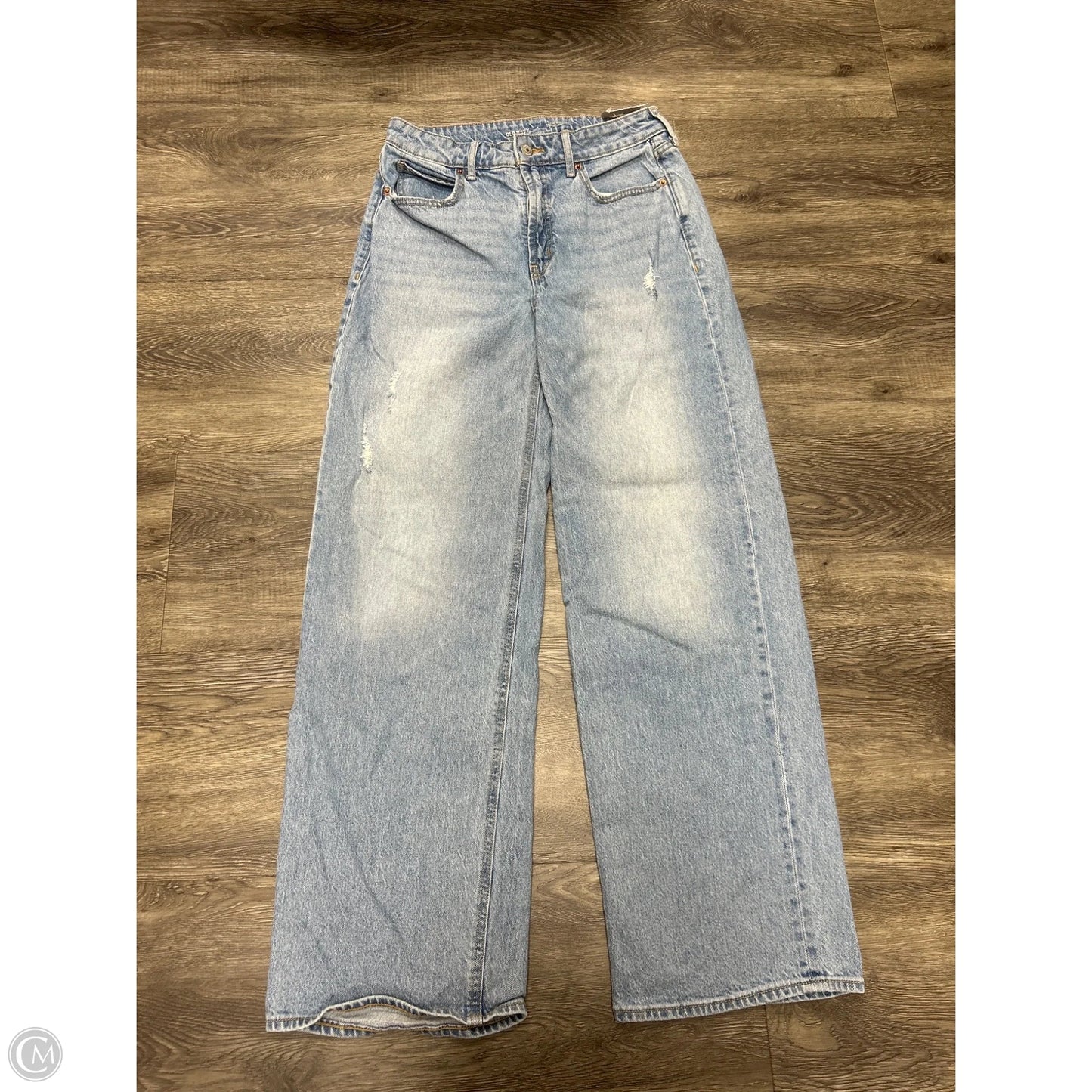 Jeans Wide Leg By Old Navy In Blue Denim, Size: 6