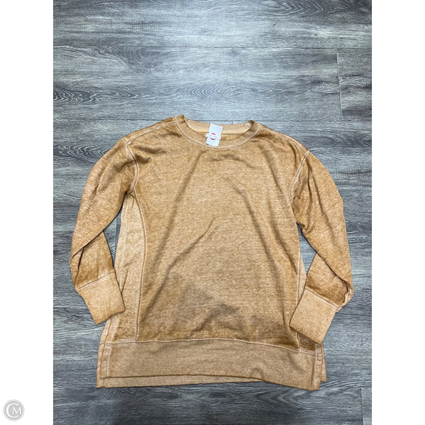 Top Long Sleeve By Maurices In Brown, Size: M