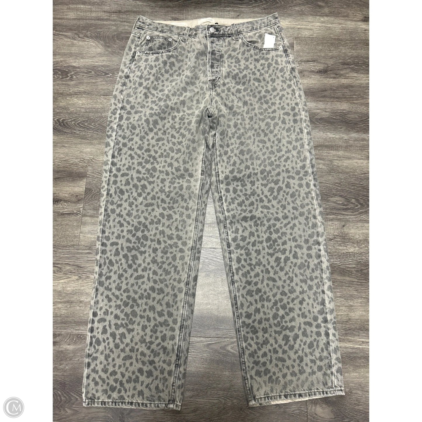 Jeans Wide Leg By Universal Standard In Animal Print, Size: 12