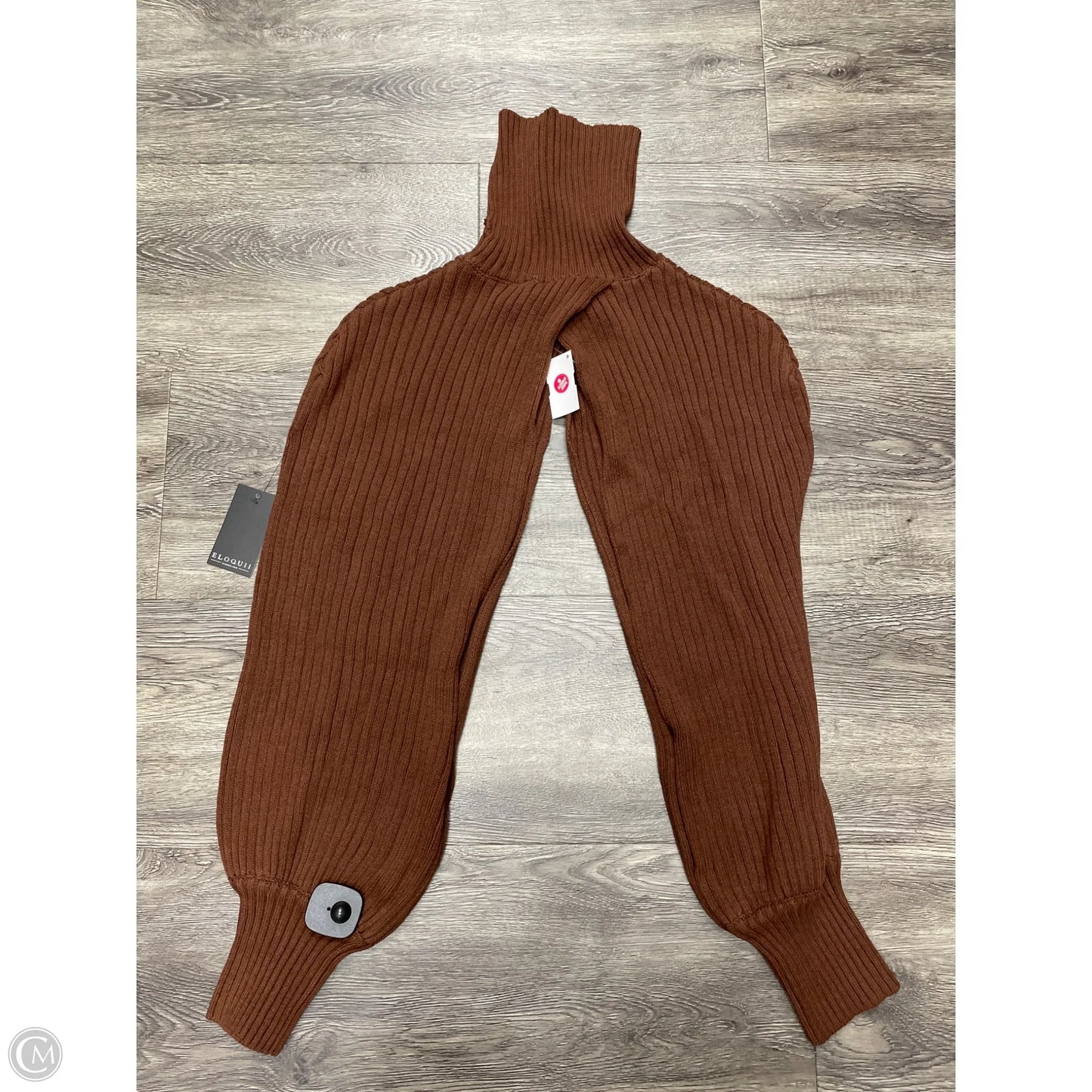 Sweater By Eloquii In Brown, Size: L