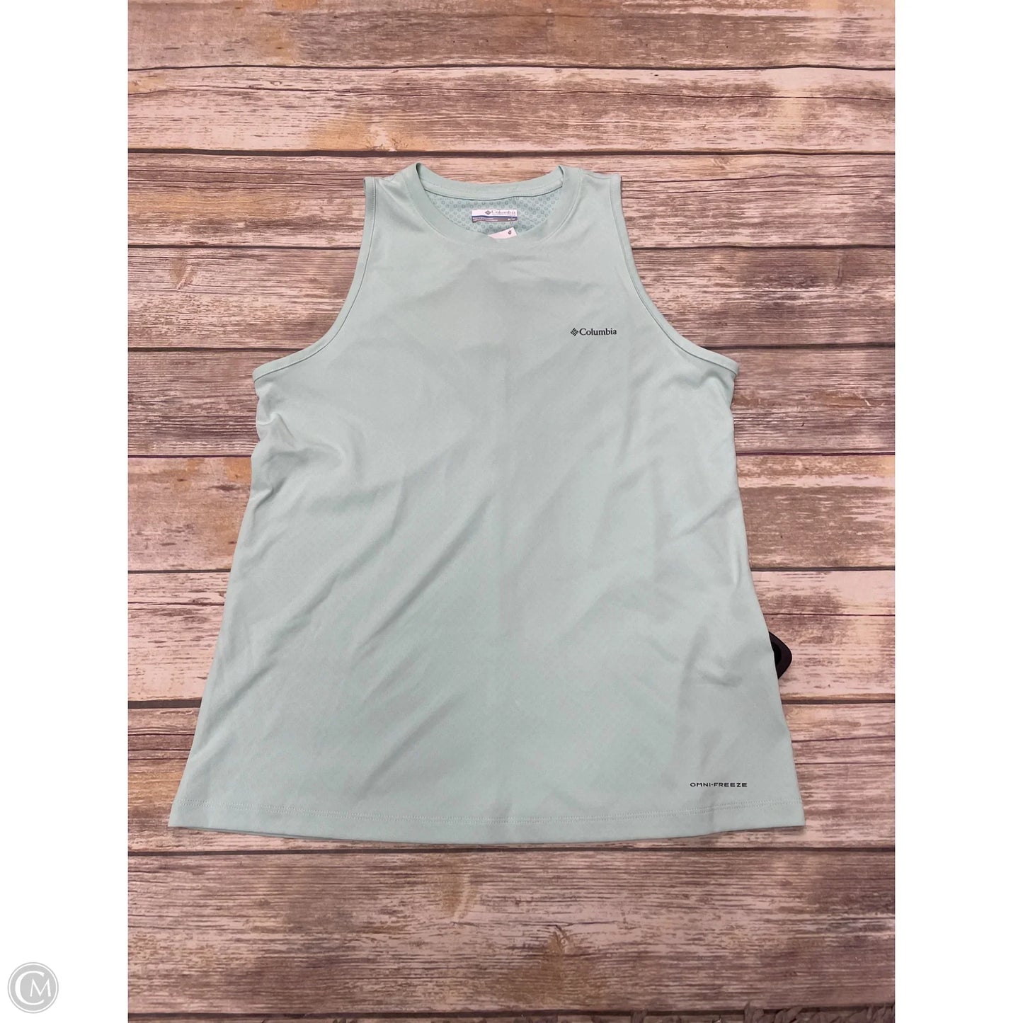 Athletic Tank Top By Columbia In Green, Size: M