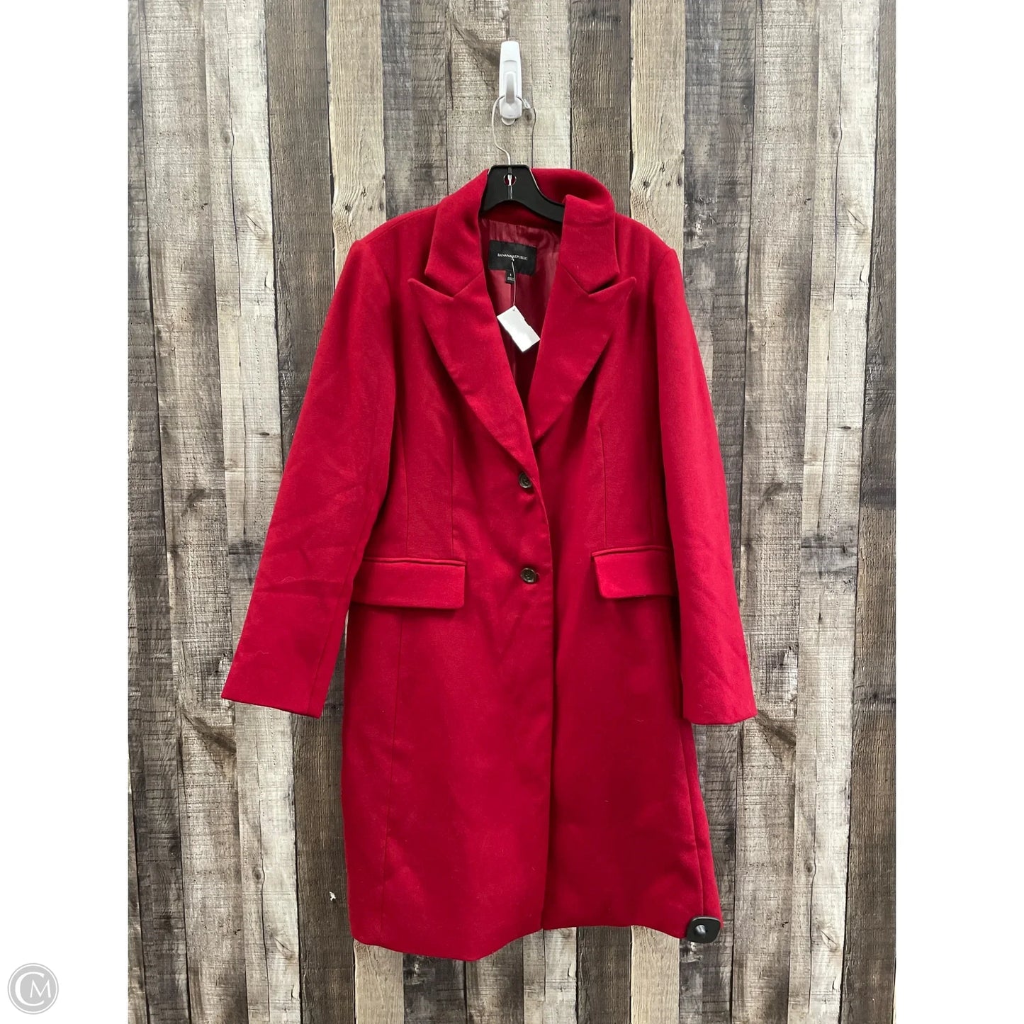Coat Other By Banana Republic In Red, Size: L