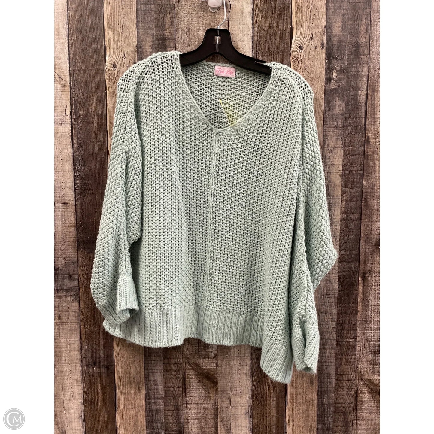 Sweater By Pink Lily In Green, Size: S