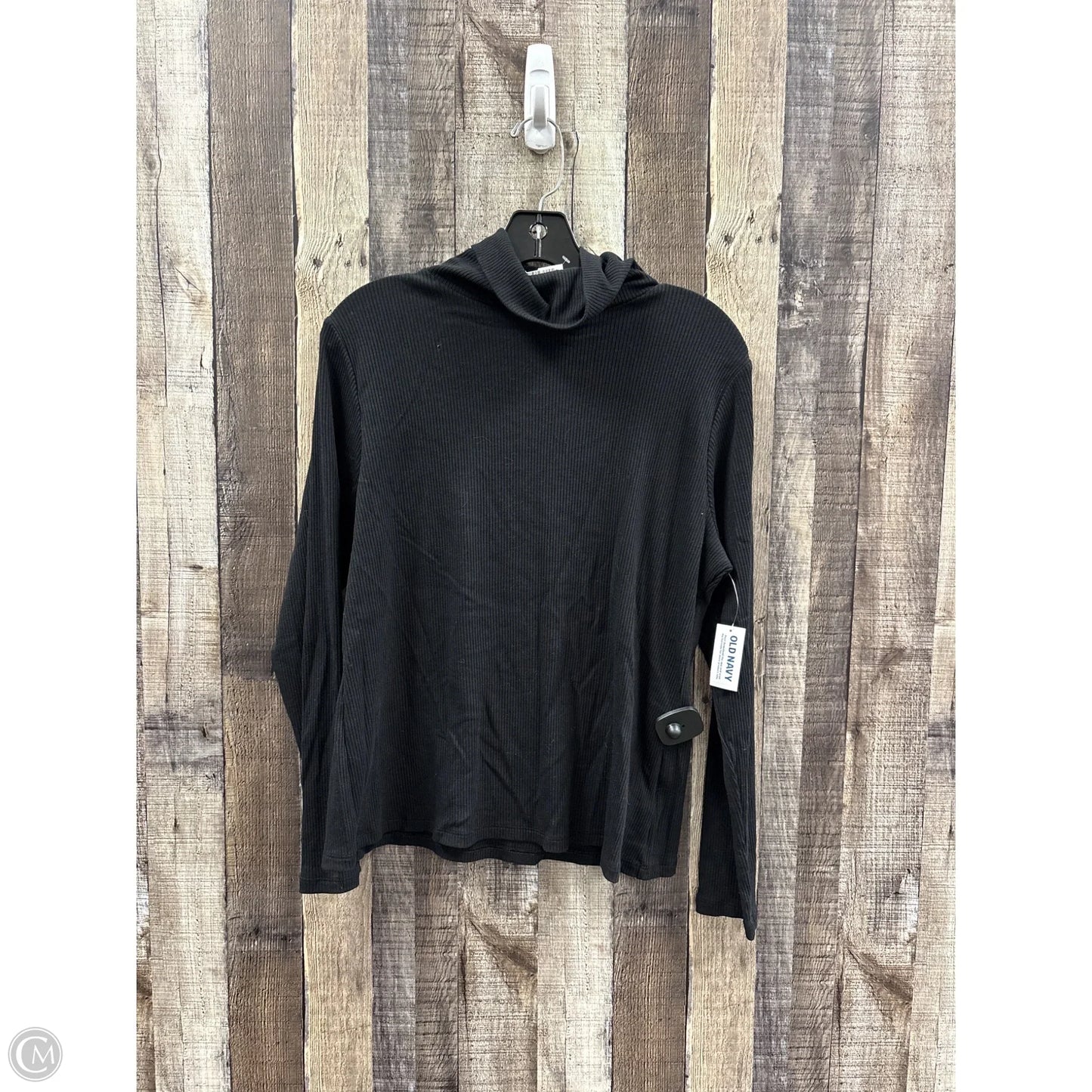 Top Long Sleeve By Old Navy In Black, Size: Xl
