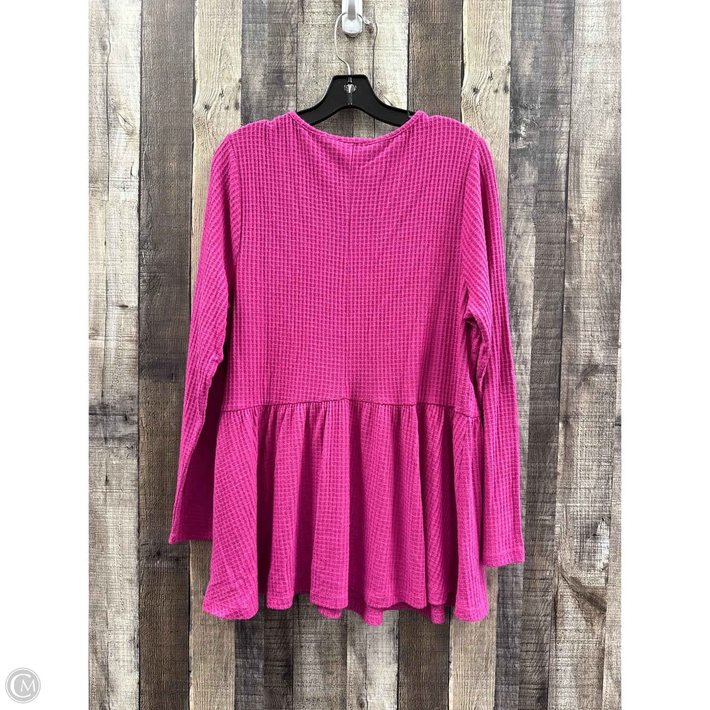 Top Long Sleeve By Lane Bryant In Pink, Size: L