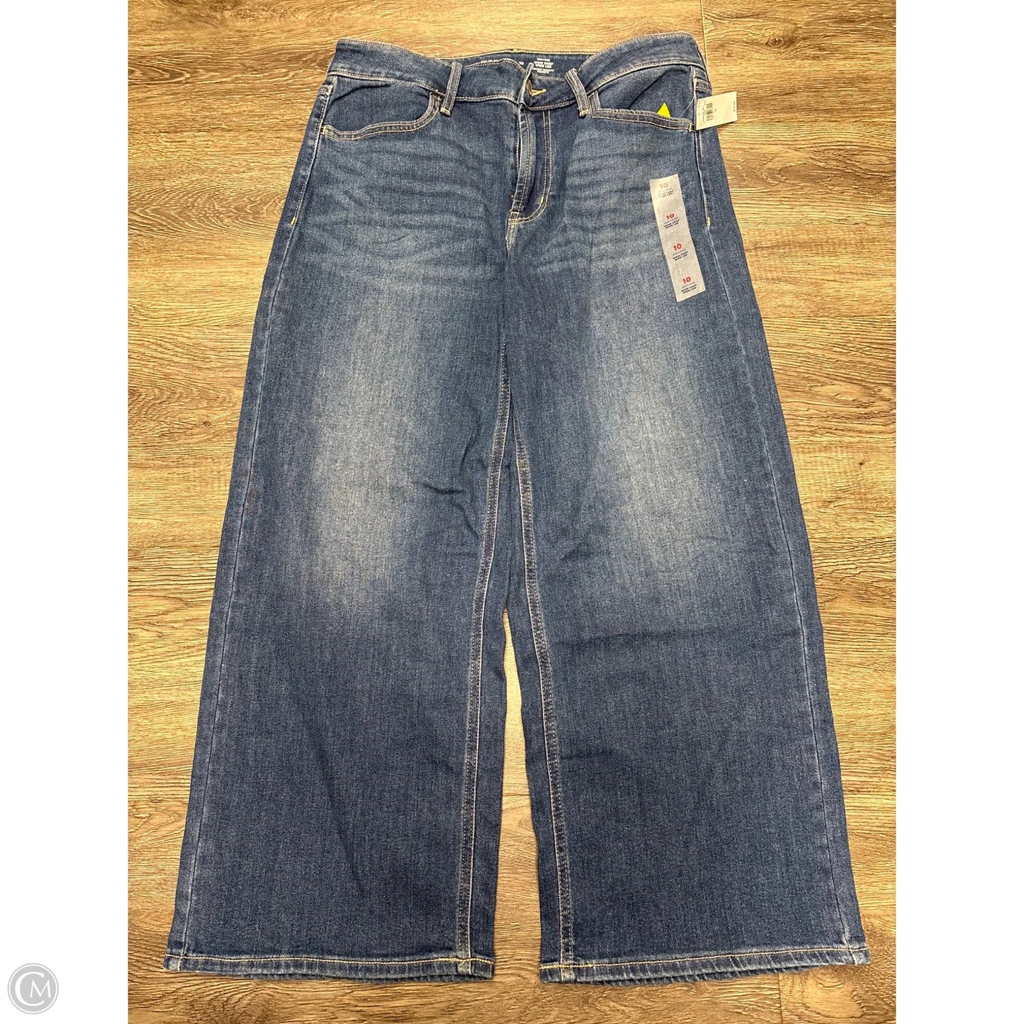 Jeans Cropped By Old Navy In Blue Denim, Size: 10