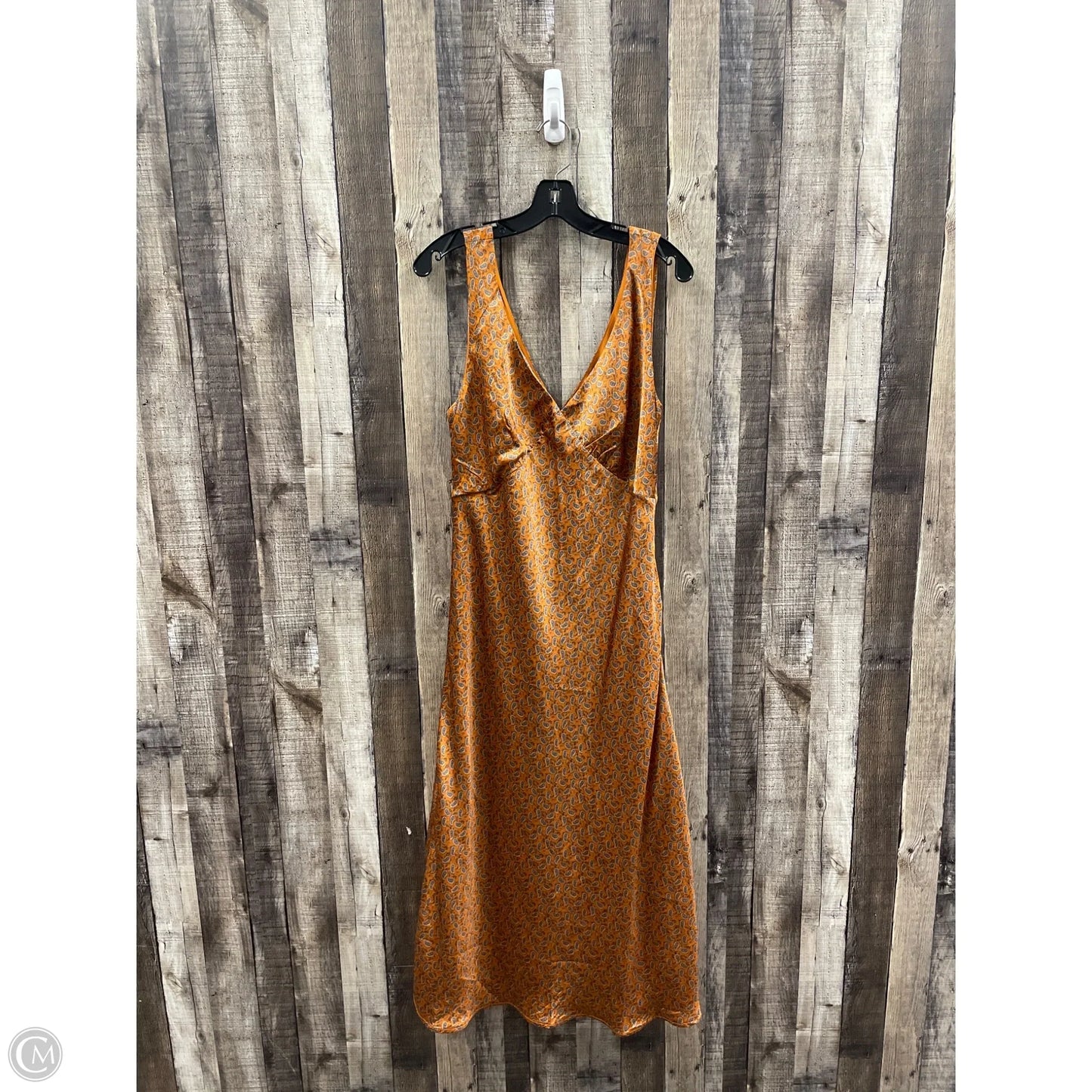 Dress Casual Maxi By American Eagle In Orange, Size: L