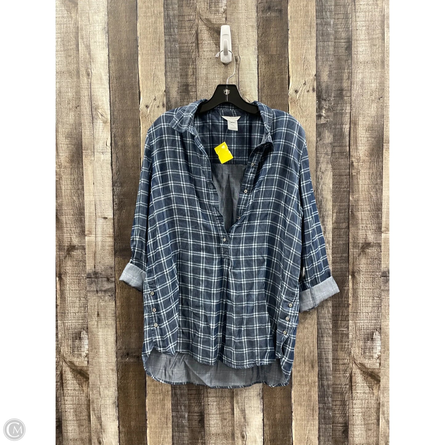 Top Long Sleeve By Multiples In Animal Print, Size: S