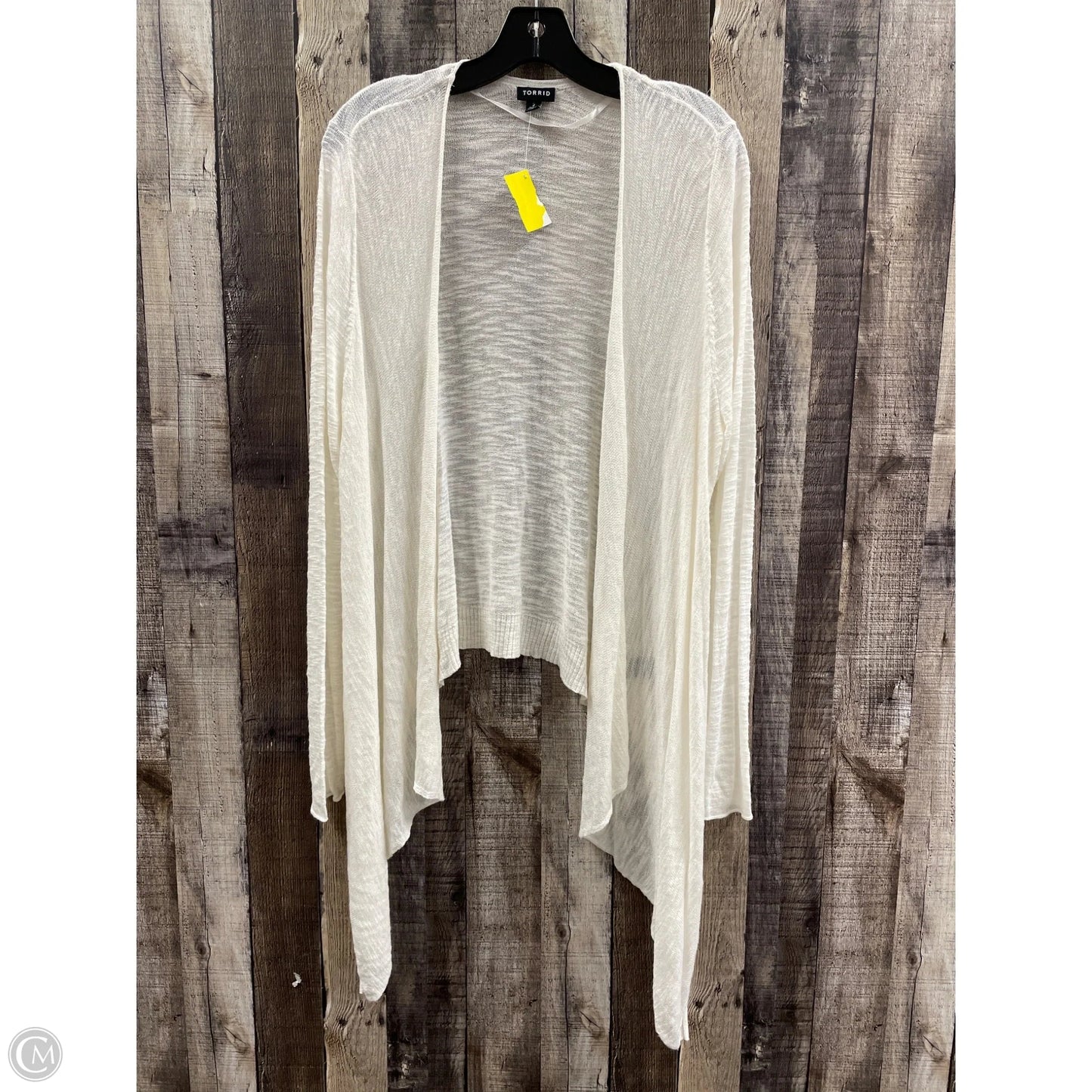 Cardigan By Torrid In Ivory, Size: 2x