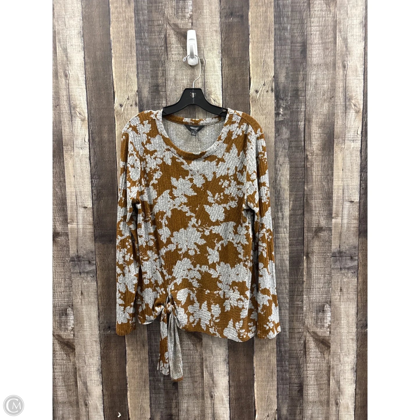 Sweater By Simply Vera In Multi-colored, Size: L