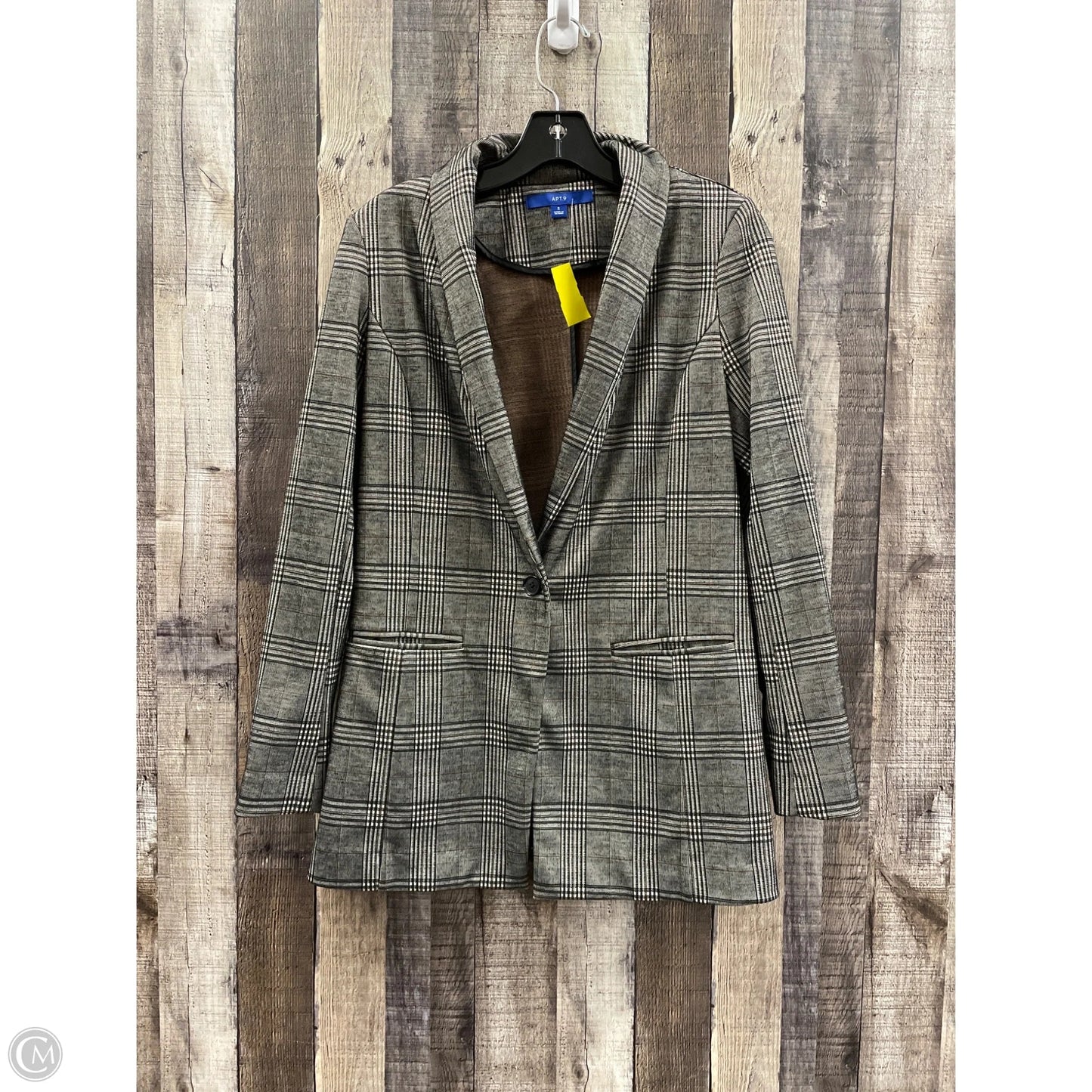 Blazer By Apt 9 In Grey, Size: S