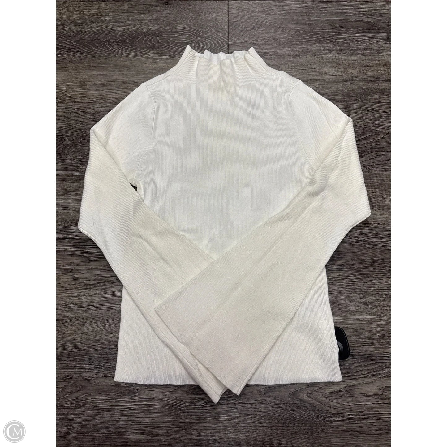 Top Long Sleeve By Maeve In Ivory, Size: Xs