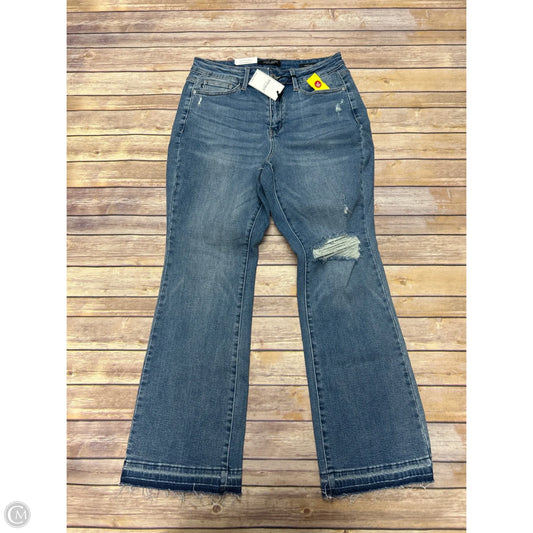 Jeans Boot Cut By Judy Blue In Blue Denim, Size: 14