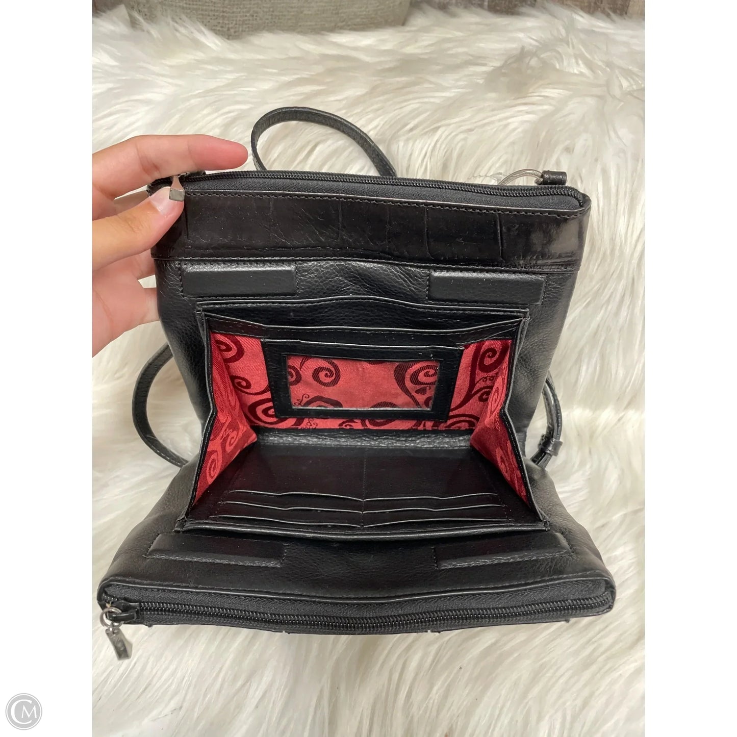 Crossbody Leather By Brighton, Size: Small