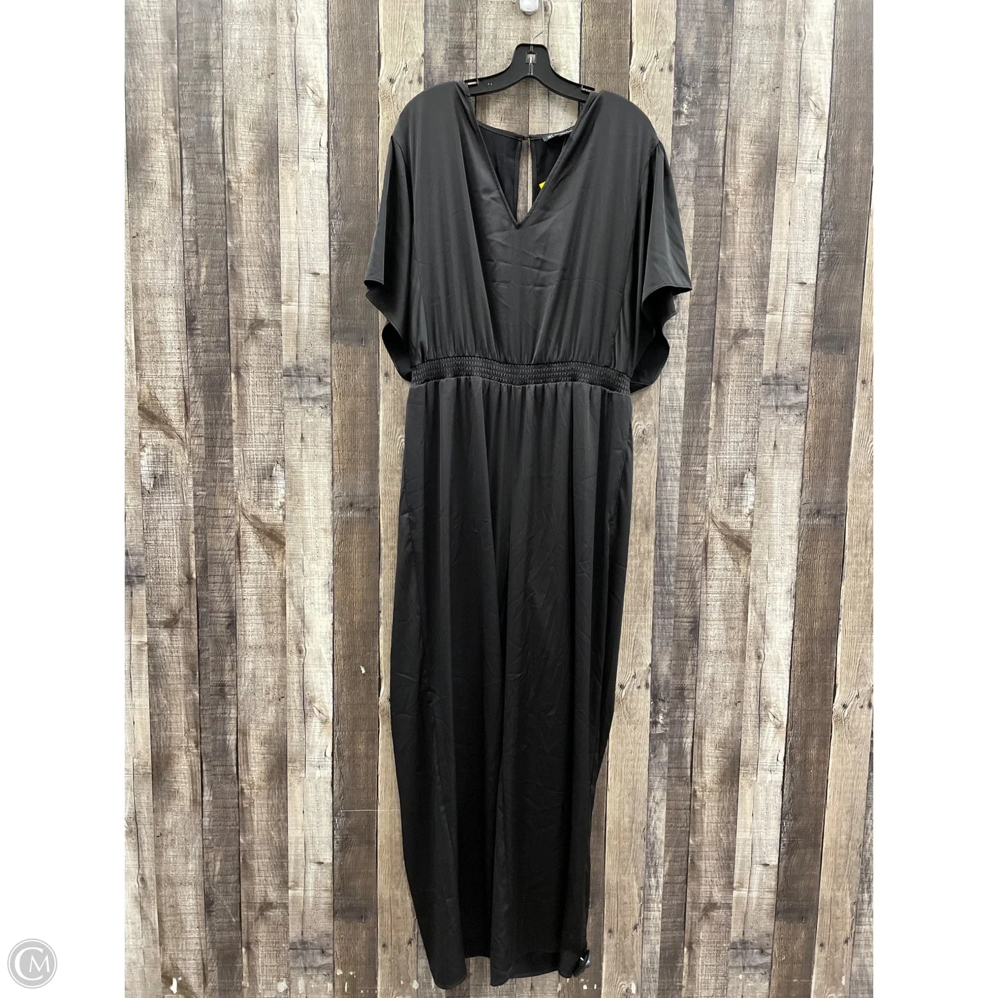 Jumpsuit By International Concepts In Black, Size: Xl