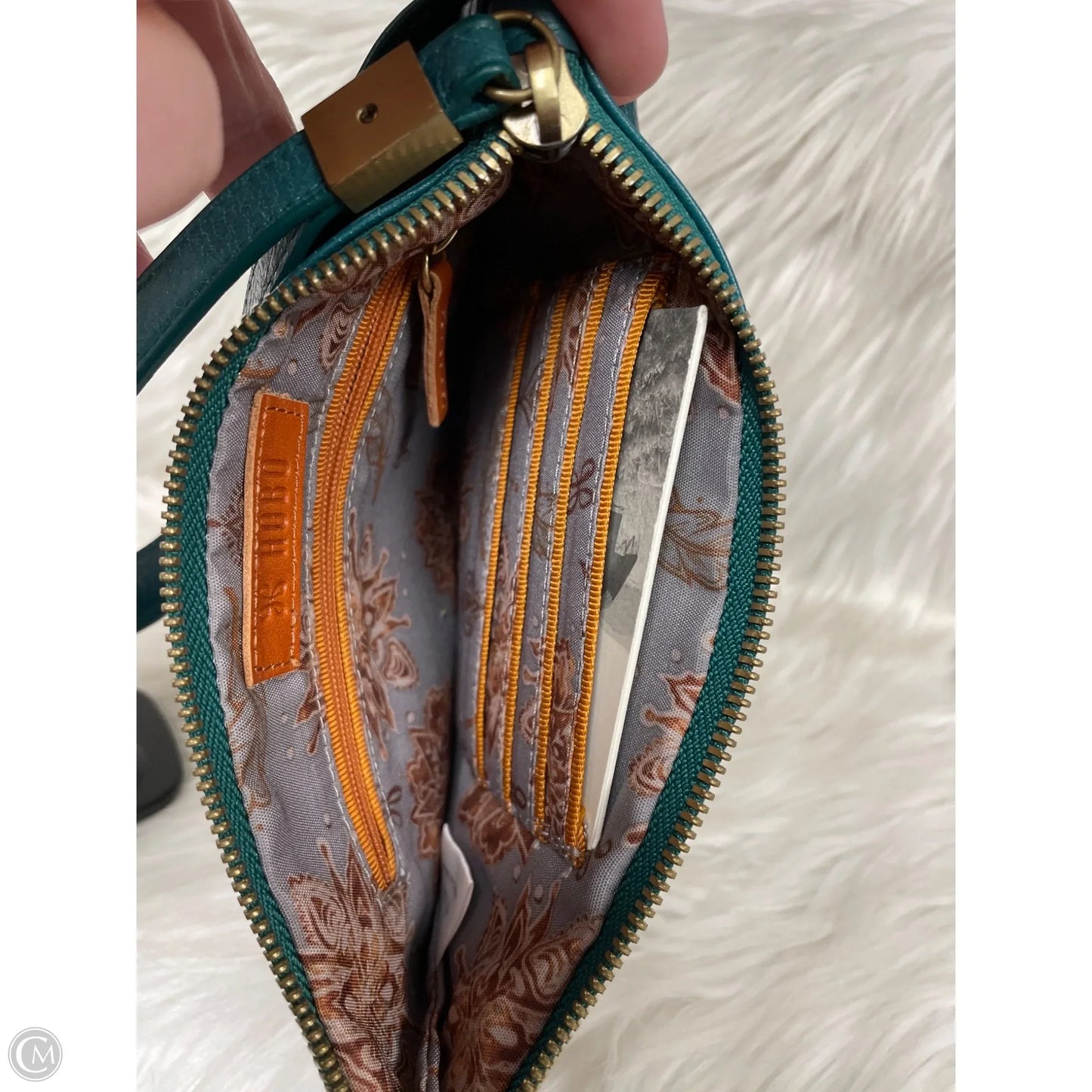 Clutch Leather By Hobo Intl, Size: Medium