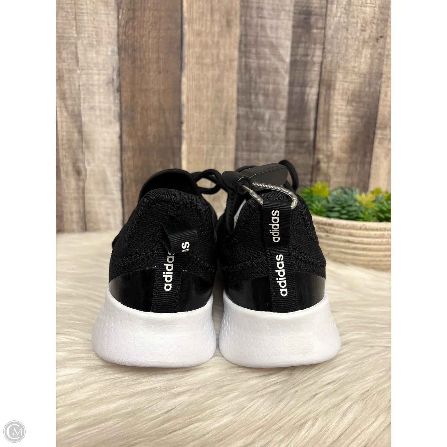 Shoes Athletic By Adidas In Black & White, Size: 8.5