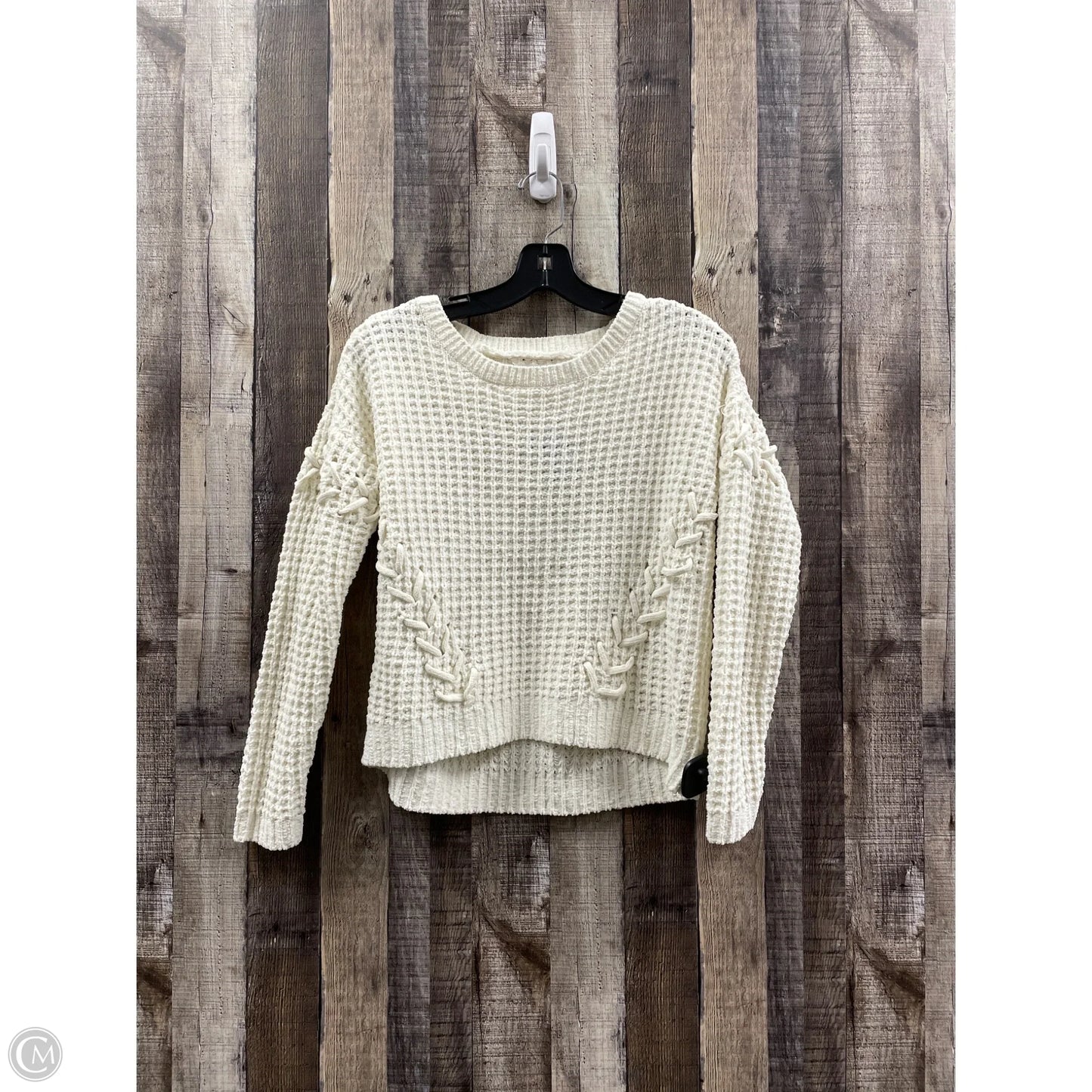 Sweater By No Boundaries In Ivory, Size: S