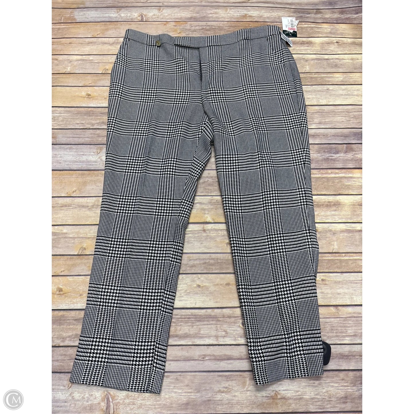 Pants Dress By Ralph Lauren In Checkered Pattern, Size: 16