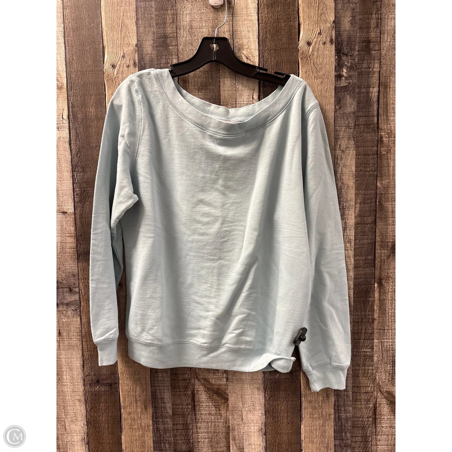 Top Long Sleeve By Victorias Secret In Blue, Size: L