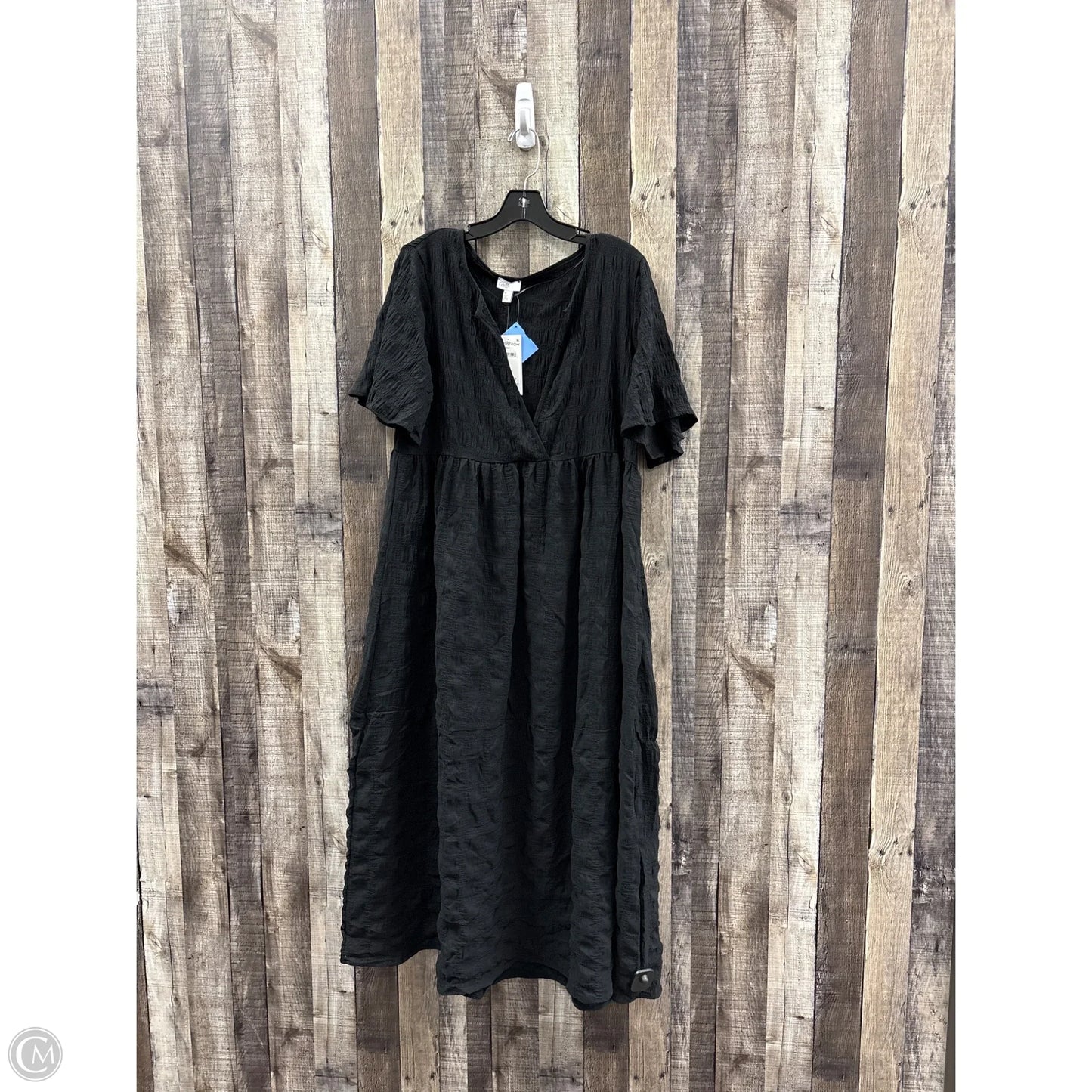 Dress Casual Maxi By Nordstrom In Black, Size: M