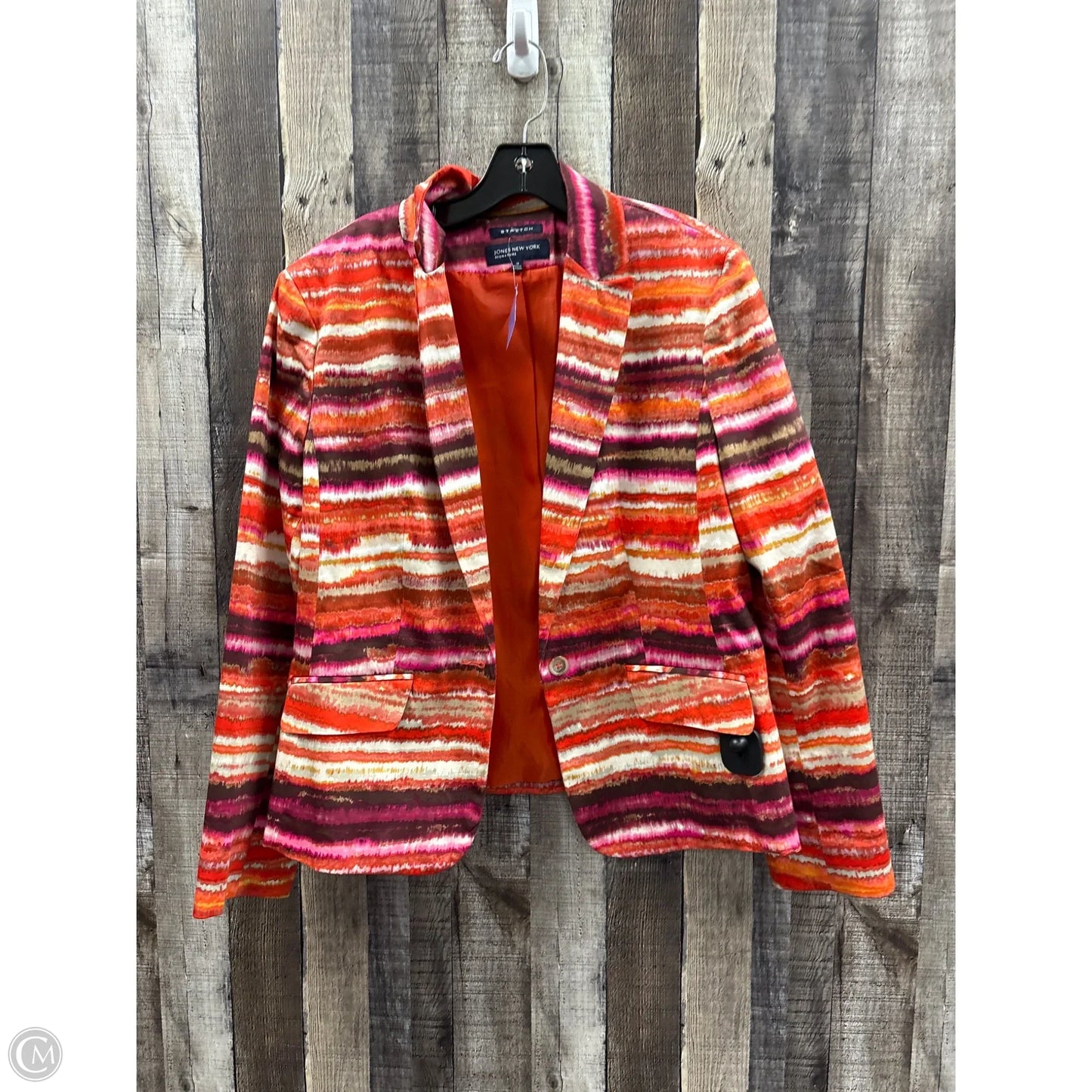Blazer By Jones New York In Orange, Size: Xl