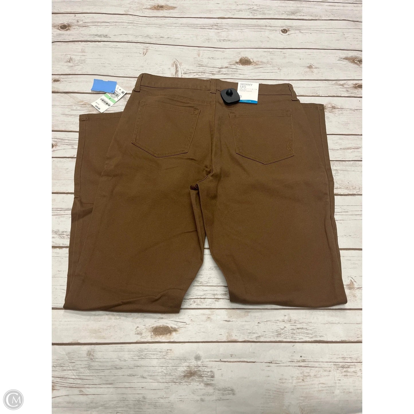 Jeans Skinny By Style And Company In Brown, Size: 8