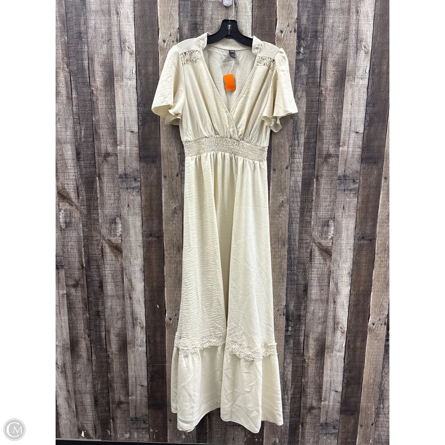 Dress Casual Maxi By Shein In Ivory, Size: M
