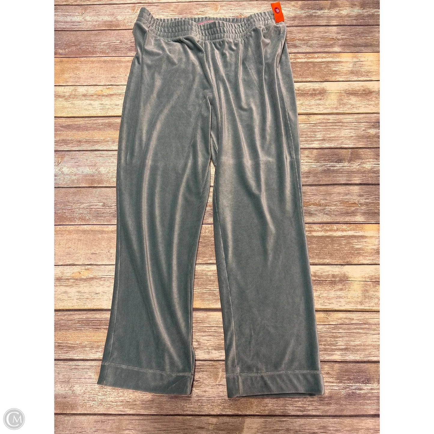 Pants Set 2pc By Isaac Mizrahi Live Qvc In Green, Size: 1x