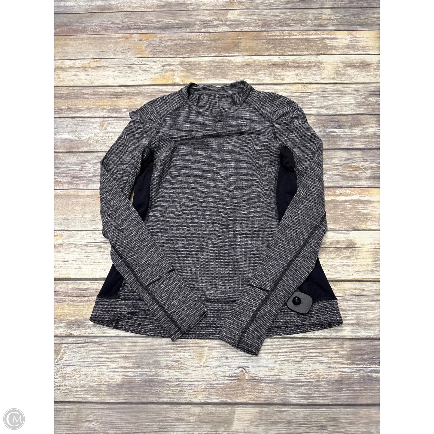 Athletic Top Long Sleeve Crewneck By Lululemon In Grey, Size: 10