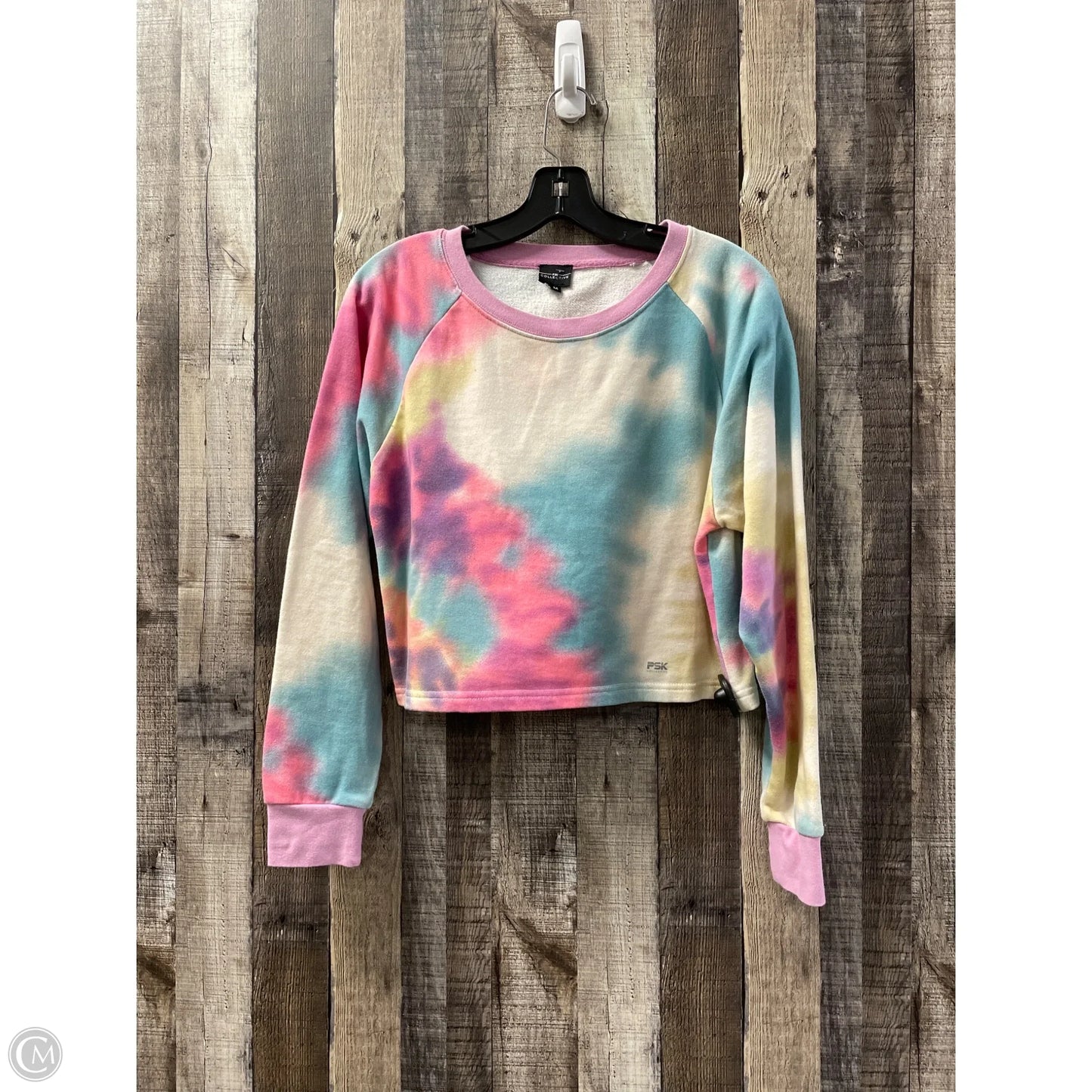 Sweatshirt Crewneck By Cme In Tie Dye Print, Size: M