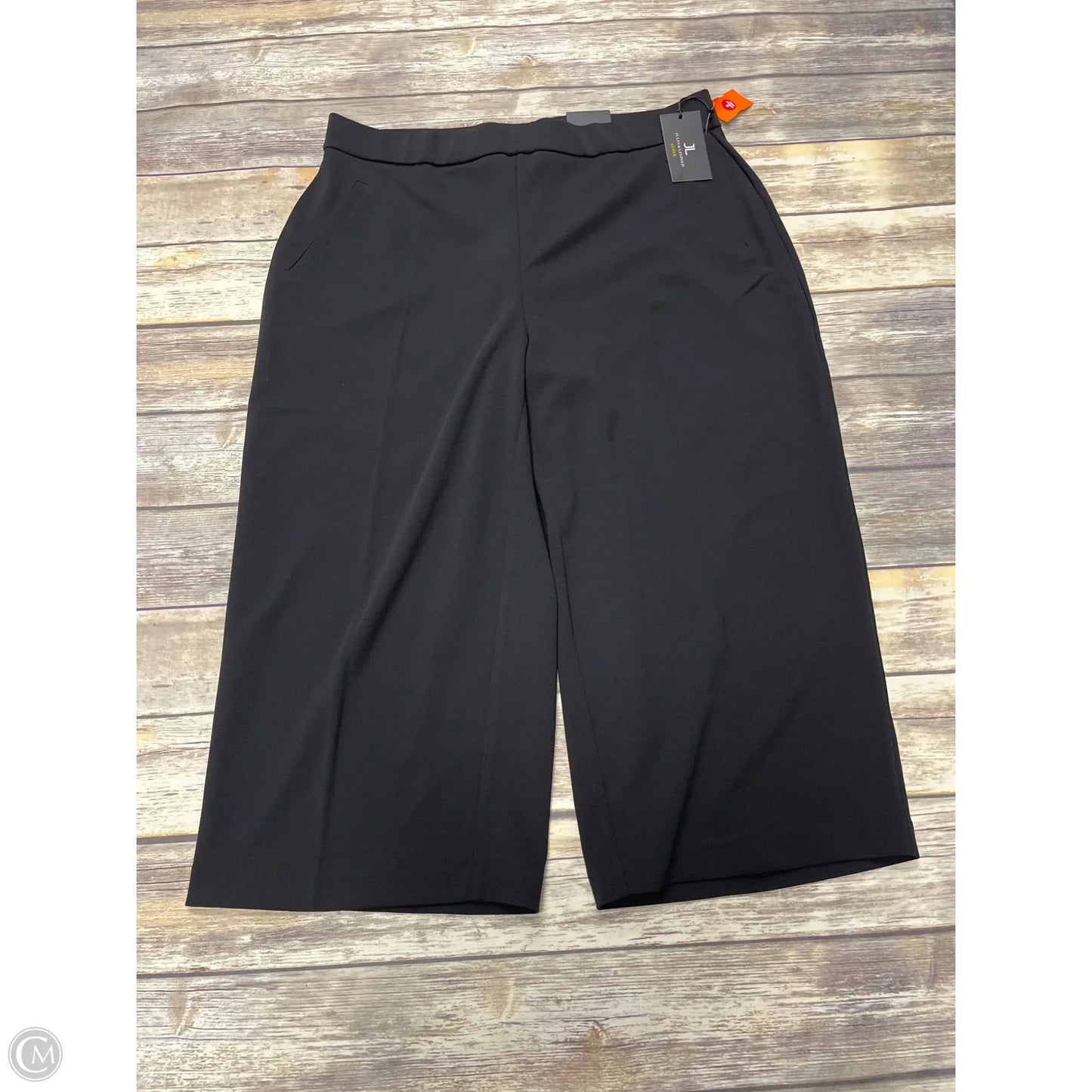 Pants Cropped By Jules & Leopold In Black, Size: 2x