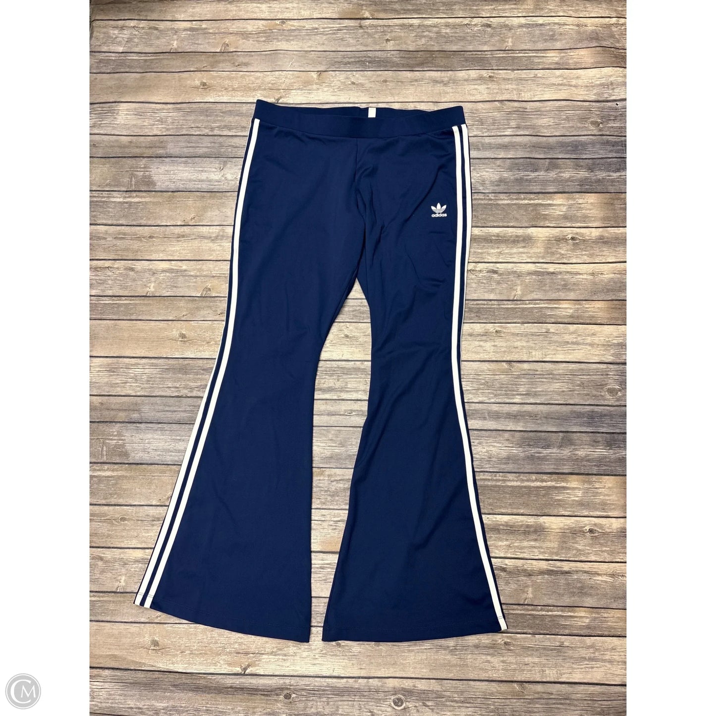 Athletic Pants By Adidas In Navy, Size: Xl