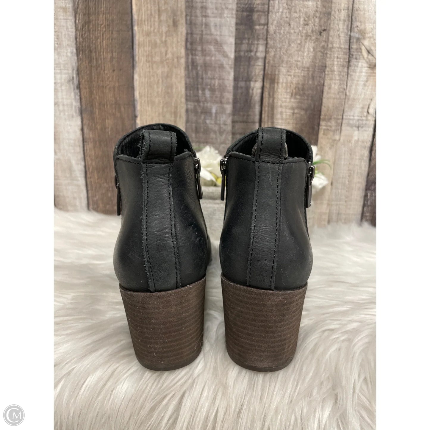 Boots Ankle Heels By Lucky Brand In Black, Size: 7