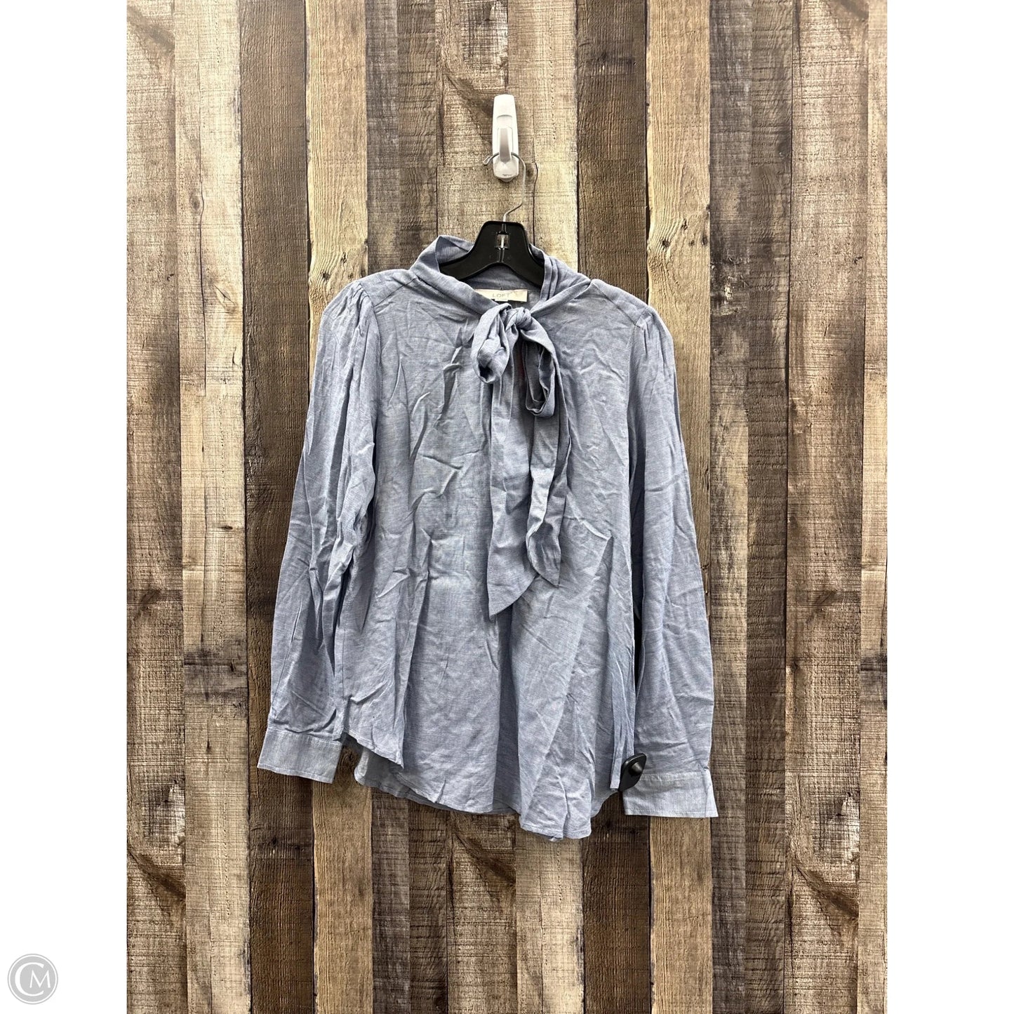Top Long Sleeve By Loft In Blue, Size: S
