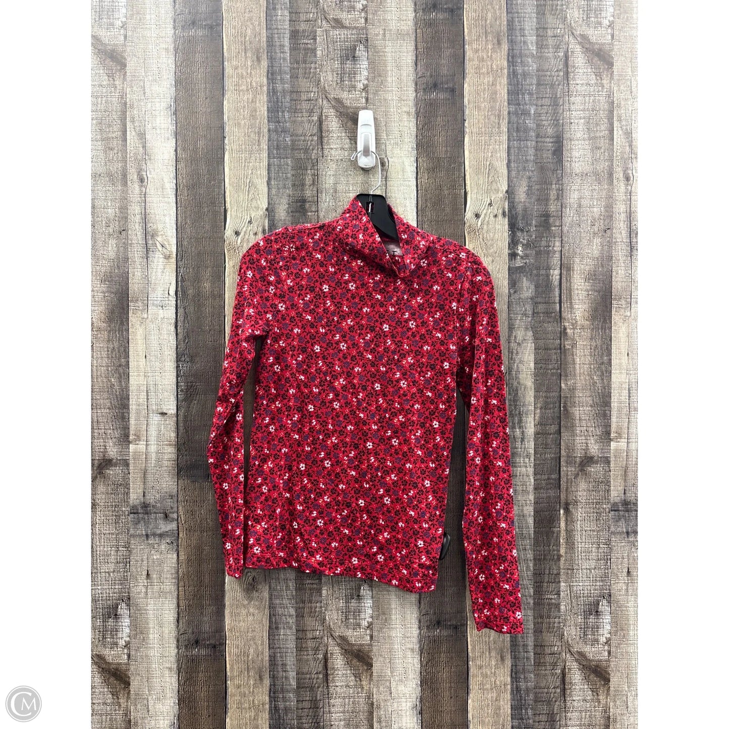 Top Long Sleeve By Loft In Floral Print, Size: Xs