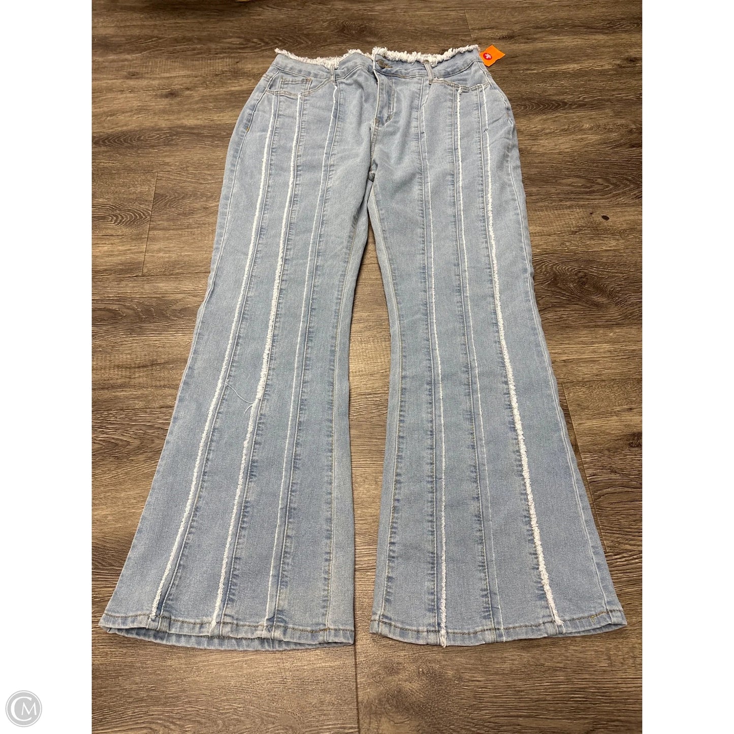 Jeans Wide Leg By Cmf In Blue Denim, Size: Xxl