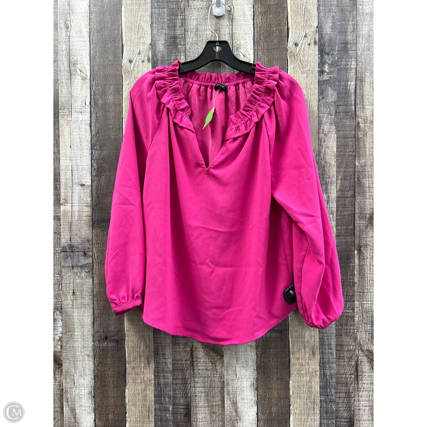 Top Long Sleeve By J. Crew In Pink, Size: S