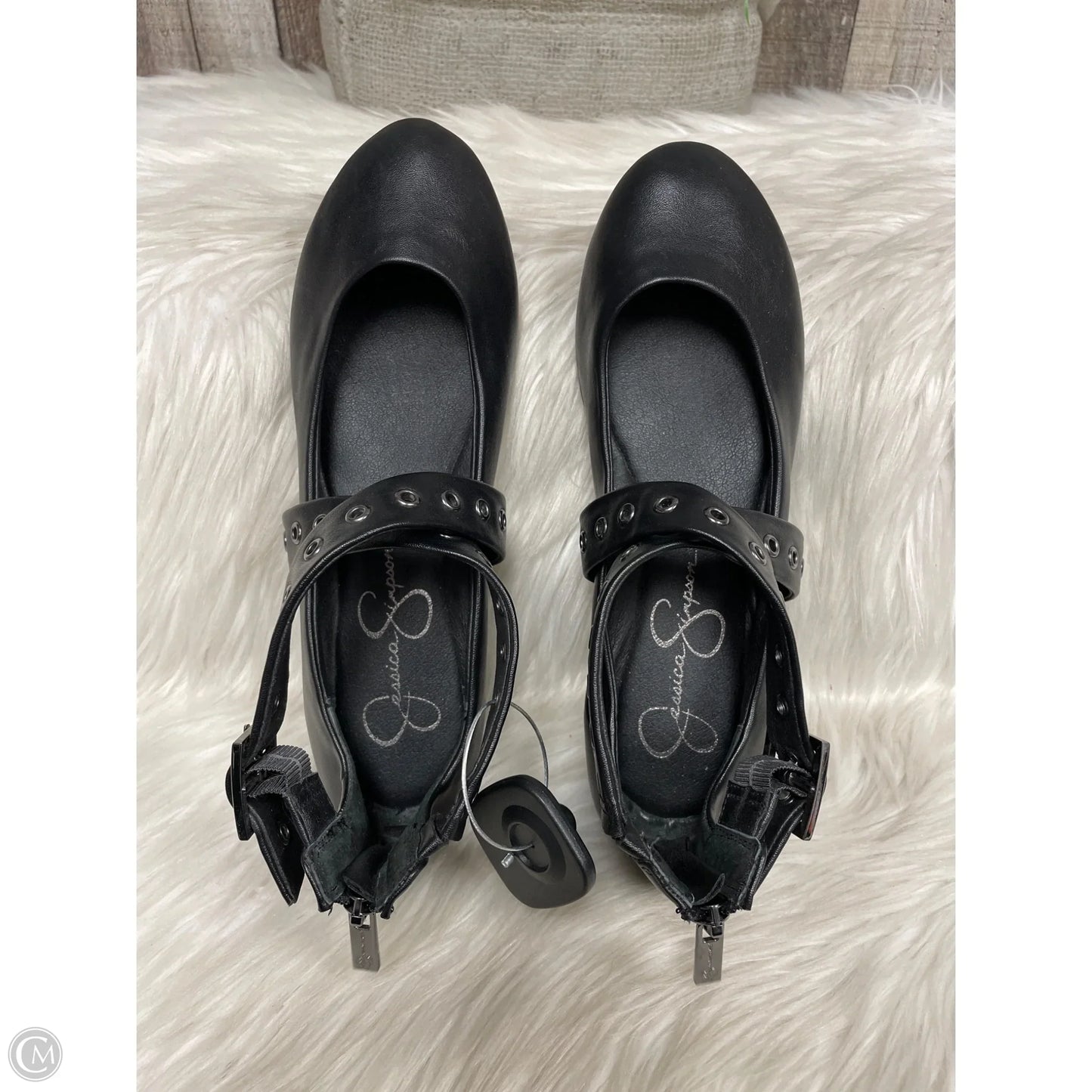 Shoes Flats By Jessica Simpson In Black, Size: 7.5
