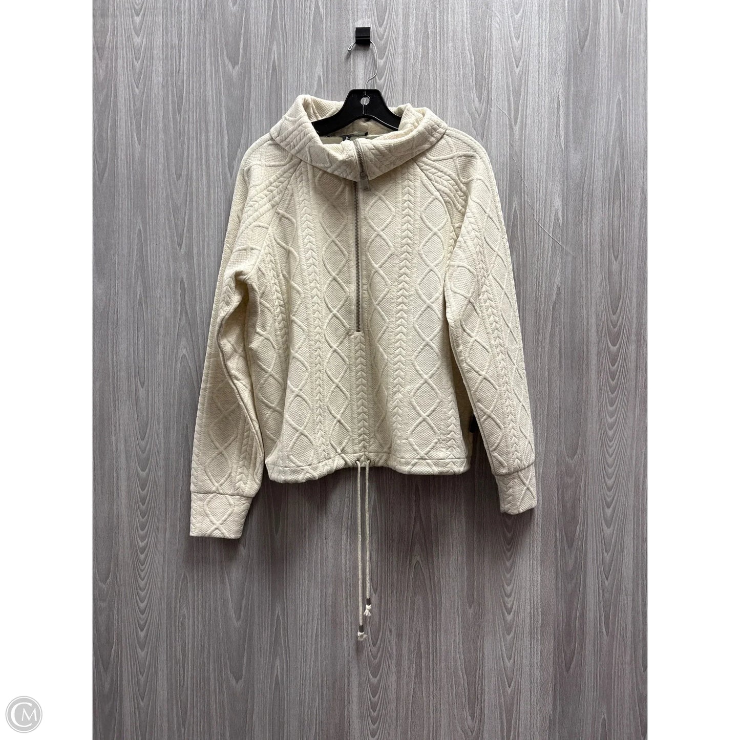 Top Long Sleeve By White House Black Market In Leopard Print, Size: L