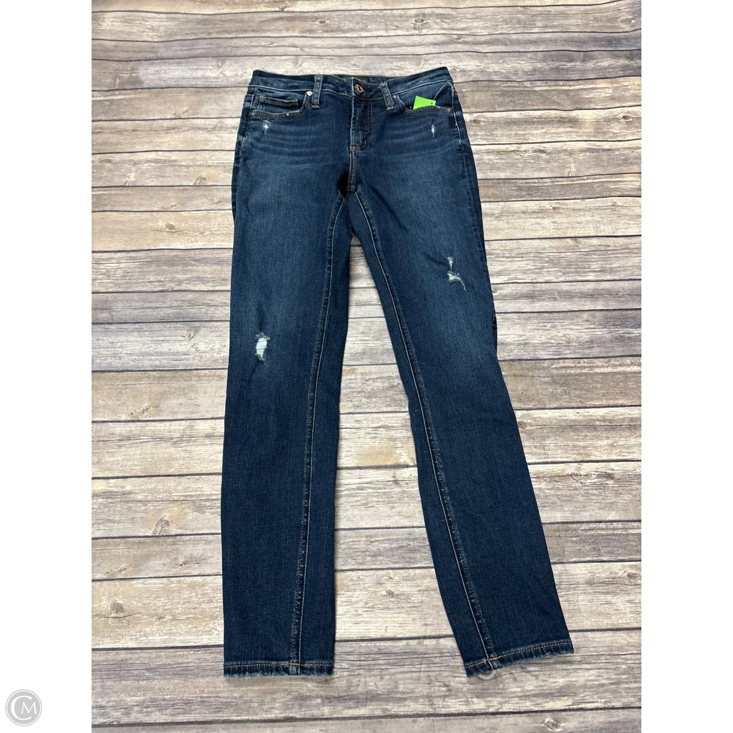 Jeans Straight By Silver In Blue Denim, Size: 4