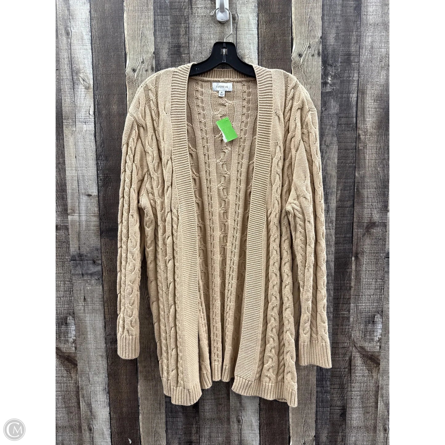 Sweater Cardigan By Evereve In Tan, Size: M
