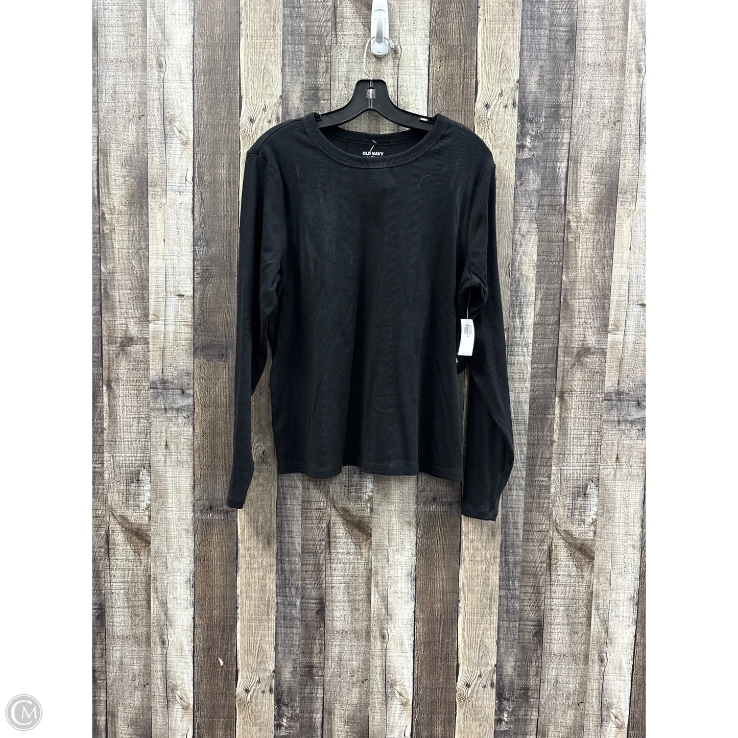 Top Long Sleeve By Old Navy In Black, Size: 2x