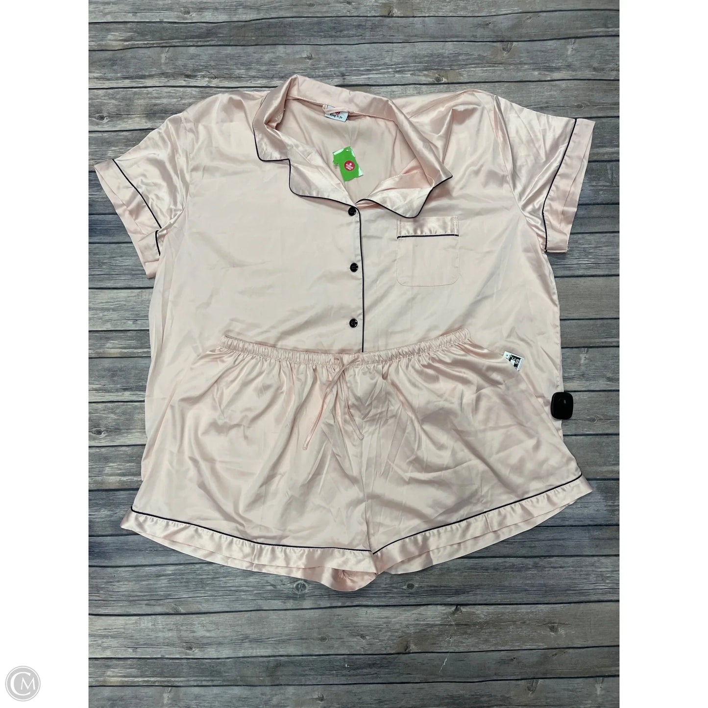 Pajamas 2pc By Cme In Pink, Size: 4x